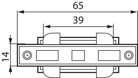 Łącznik Prosty typu I do Szynoprzewodów Wewnętrzny 16A Biały TEAR Kanlux