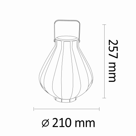 Lampa Solarna LED Latarenka Wisząca LAMPION biała LED 34cm ciepła