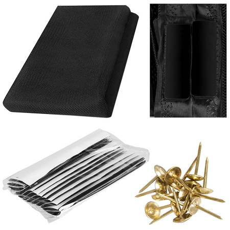 Kurtyna magnetyczna Moskitiera na drzwi 80/90/100 x 210/220cm czarna