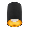 Oprawa Halogenowa Natynkowa Aluminiowa SPOT TUBA do LED GU10 Czarno - Złota
