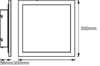 Panel LED Oprawa Sufitowa Inteligenetna 20W 1400lm RGBW Ściemnialny 30cm Biały SMART+ WiFi Ledvance