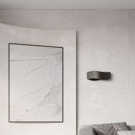 Lampa Ścienna Kinkiet 2x G9 Prostokątna Czarna Nowoczesna Tila Sollux