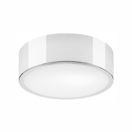 Plafon LED Lampa Sufitowa DANTE E27 Biała Chrom Metalowa LD.PD-6.14 Lamkur