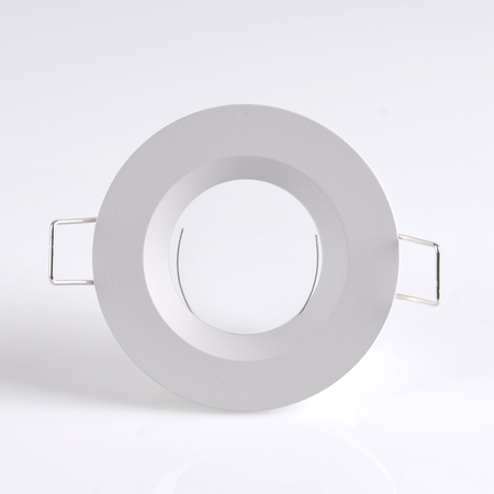 Oprawa Podtynkowa Okrągła Biała Matowa BORAS Oczko MR16 IP44 GOLDLUX (Polux)