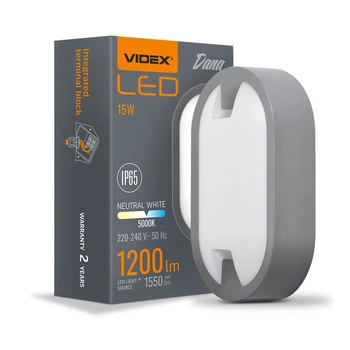 Lampa LED Oprawa Natynkowa Kanałowa 15W 1600lm 5000K Zimna Szara Videx