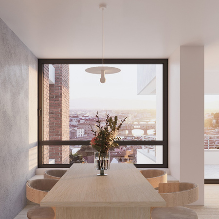 Lampa Sufitowa Wisząca Zwis E27 Żyrandol Okrągła Biała Nowoczesna Flavio Sollux