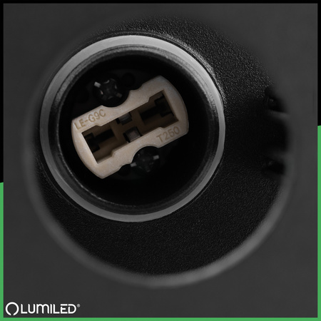 Kinkiet Ogrodowy Elewacyjny LED G9 Regulowany Okrągły Góra Dół Czarny PYXIS LUMILED