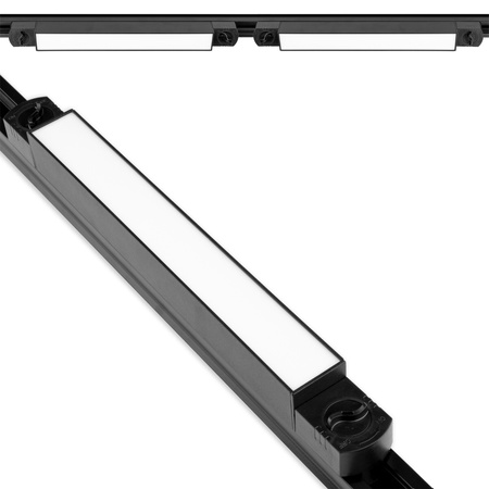 Zestaw Szyna Oświetleniowa Szynoprzewód 1m + 2x Lampy Szynowe LED 15W 4000K Czarna