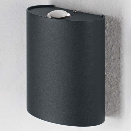 Lampa Ogrodowa Zewnętrzna Kinkiet Elewacyjny LED 6W 280lm 3000K IP44 Szary Endura Ledvance