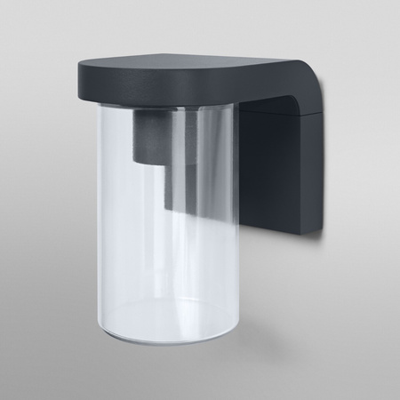 Lampa Ogrodowa Zewnętrzna Kinkiet Elewacyjny LED E27 IP44 Szary Endura Ledvance