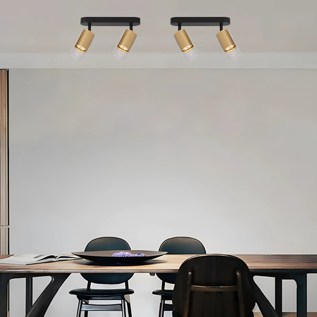 Kinkiet Spot Ricky Lampa Sufitowa Natynkowa 2xGU10 MILAGRO