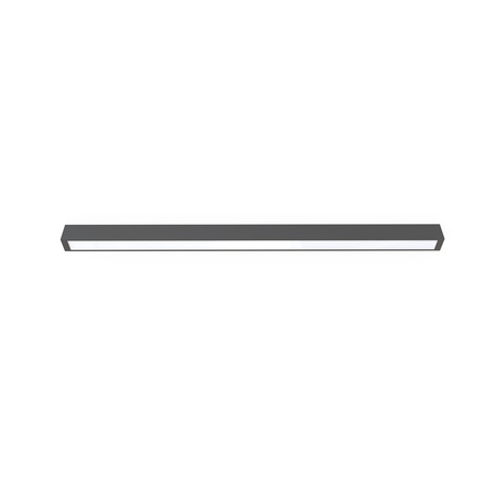 Lampa Sufitowa STRAIGHT 7551 Nowodvorski Grafitowa LED Tube T8 120cm Minimalistyczna