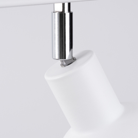 Lampa Sufitowa Oprawa Natynkowa Reflektor 2x E27 Ruchoma Geometryczna Biała Industrialna Elba Sollux