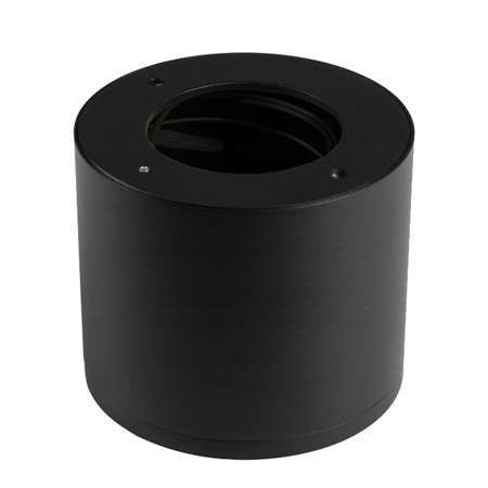 Oprawa Natynkowa LED GOLDA Halogenowa Sufitowa GX53 Tuba Okrągła Czarno - Złota