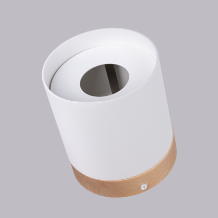 Lampa Sufitowa Oprawa Natynkowa GU10 Tubularna Naturalne Drewno Skandynawska Rif Sollux