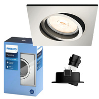 Oprawa Podtynkowa Wpuszczana Spot Lampa Punktowa GU10 Chrom Donegal Philips