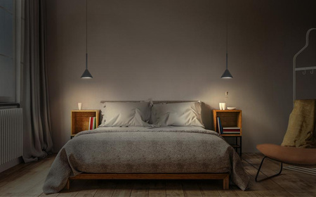 Lampa Sufitowa Wisząca Dekoracyjna LED 5W 180lm 3000K Ciepła Zwis Czarny Decor Ledvance