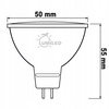 Żarówka LED GU5.3 Reflektor MR16 6W = 50W 580lm 6500K Zimna 120° 12V LUMILED