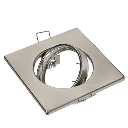 3x Oprawa ruchoma OPIN GOLDLUX kwadrat metal nikiel MR16 GU10