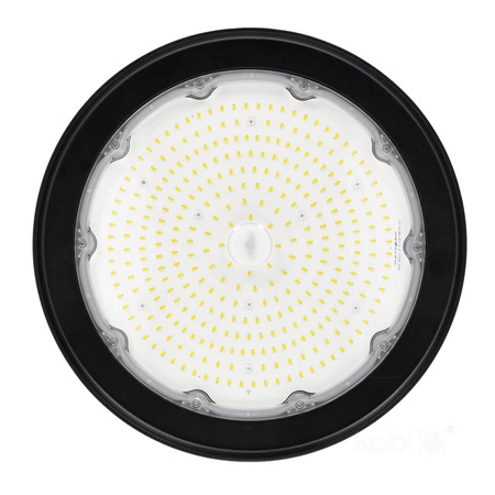 Oprawa Przemysłowa Lampa LED High Bay 200W 28000lm 4000K Neutralna Czarna IP66 IK10 Rio Pro Kobi