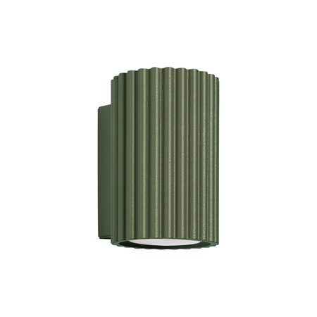 Lampa Ścienna Kinkiet Reflektor Tuba Spot 1x GU10 Oliwkowa Karbon Deep Space SL.1656 Sollux