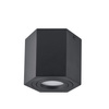 Oprawa natynkowa sufitowa Hexagon GU10 LED ruchoma SPOT czarna