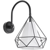Lampa natynkowa HIRA 1xE27 Kinkiet Geometryczna Oprawa Trójwymiarowa P314567 GOLDLUX (Polux) Metal