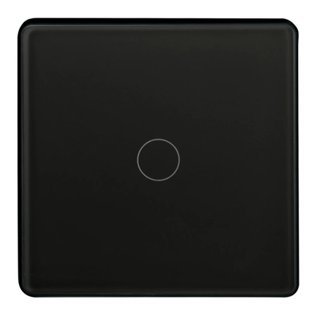 Włącznik Dotykowy Pojedynczy z Kondensatorem Czarny Tuya Smart WiFi Sanico Goldlux
