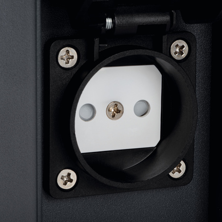 Słupek Lampa Ogrodowa Zewnętrzna z Gniazdkiem Stojąca G9 IP44 Antracyt DASTEN KANLUX