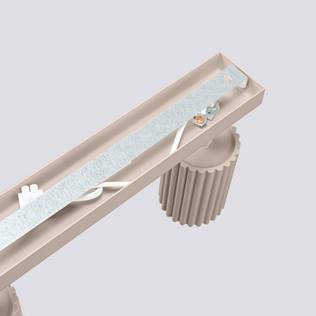 Lampa Sufitowa Reflektor 4x GU10 Aluminiowa Taupe Karbon Deep Space SL.1765 Sollux