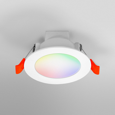 Oprawa Podtynkowa Panel LED Punktowa SPOT 4.5W 300lm Ściemnialna CCT RGB Okrągła 8,6 cm Biały SMART+ WiFi Downlight Ledvance