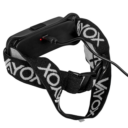 Latarka Czołowa Akumulatorowa 300lm COB LED 4 Tryby Pracy VAYOX