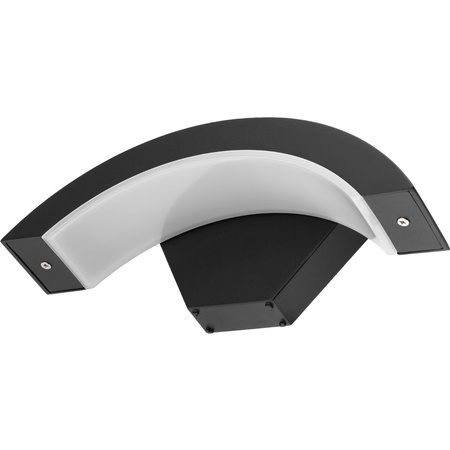 Lampa Ogrodowa Kinkiet Elewacyjny 12W 4000K ORION CZARNA IP54