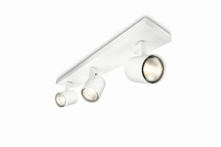 Lampa Sufitowa Reflektor Natynkowy 3x GU10 Biała Runner Philips