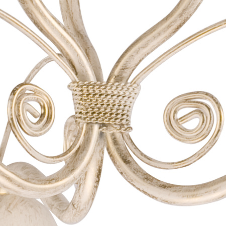 Lampa Sufitowa Wisząca RETRO 3xE27 Biała Klasyczna LM-3.51 Lamkur