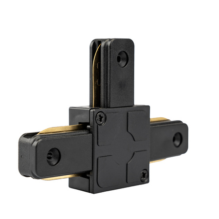 Łącznik Potrójny TRÓJNIK Czarny do Listew Szynowych Jednofazowych Szynoprzewodów LUMILED