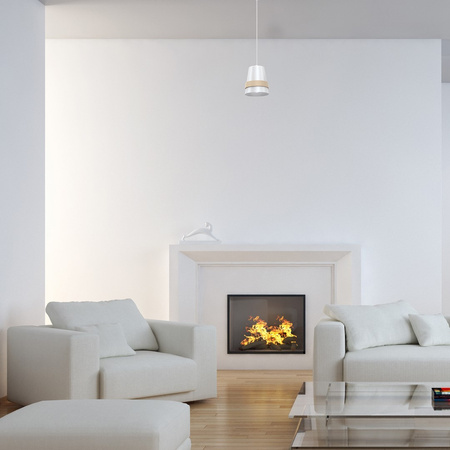 Lampa Wisząca Sufitowa VENEZIA Biała 1xE27 Milagro