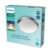 Lampa Sufitowa Plafon Łazienkowy LED 17W 1500lm 2700K IP44 Chrom Doris Bathroom Philips