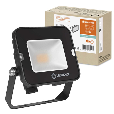 Naświetlacz LED 10W 1000lm 4000K IP65 Czarny LEDVANCE COMPACT V
