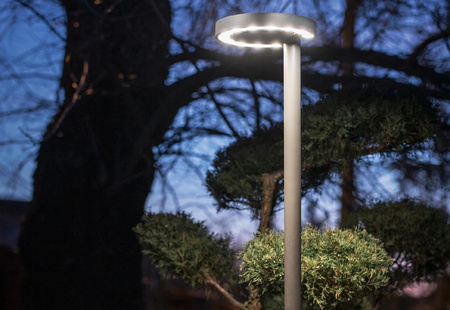 Lampa Ogrodowa Oprawa Zewnętrzna Stojąca Słupek LED 15W 1000lm 3000K Ciepła Grafitowa Wodoodporna IP54 POLE LED 9185 Nowodvorski
