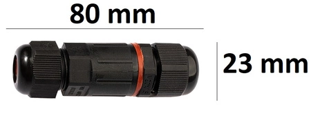 Złączka hermetyczna do przewodu 3x 1,5mm 4-8mm IP68