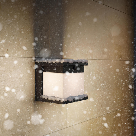 Kinkiet Ogrodowy Lampa Zewnętrzna Elewacyjna Solarny 3.8W 400lm 2700K Ciepła IP44 Czarna z Czujnikiem Ruchu Diara Philips