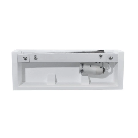 Oprawa gipsowa, ozdobna, kinkiet ścienny CEGIEŁKA 1xE14 biała GOLDLUX (Polux)