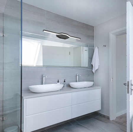 Kinkiet LED Lampa Ścienna Nad Lustro 10W 1100lm 4000K 110° Biały 50cm Mila Masterled