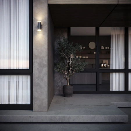 Kinkiet Ogrodowy Lampa Elewacyjna Zewnętrzna GU10 Szary IP65 Endura Osram