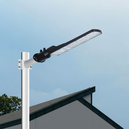 Lampa Uliczna LED 50W 5000lm 5000K Neutralna 130° 0.25A Czarna VIDEX