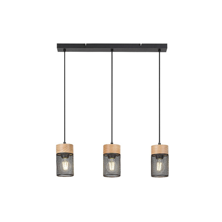Lampa Wisząca Sufitowa E27 Brązowy Industrialny Callum Rabalux