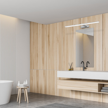 Lampa Ścienna Kinkiet SPLASH Chrom 60cm 12W LED Milagro