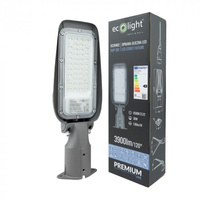 Lampa Uliczna Drogowa LED 30W 3900lm 6500K Zimna IP65 130lm/W PREMIUM Ecolight