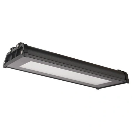 Lampa LED Przemysłowa High Bay Liniowa 100W 11000lm 5000 Zimna 110° Czarny IP65 Masterled